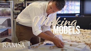 How do architects use architectural models in the design process?