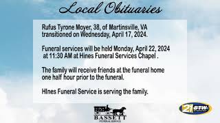 Obits for April 22, 2024