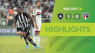 BOTAGOFO VOLVIÓ a la VICTORIA y SALE DE DESCENSO | Resumen Botafogo 1x0 Sao Paulo | #Brasileirao