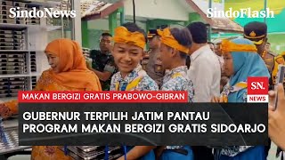 Telur dan Tahu Gantikan Susu di Menu MBG Sidoarjo, Khofifah Pantau Langsung | Sindo Flash