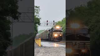 NS 172 Not Wasting Time Through Faulkner. #railroad #norfolksouthern #train