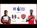 #LIVEGAME #PREMIERLEAGUE: FULHAM 1 - 1 ARSENAL