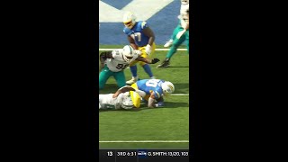Jevon Holland with a Tackle For Loss vs. Los Angeles Chargers
