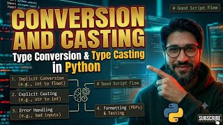 Type Casting & Type Coversion in Python | Master Academy
