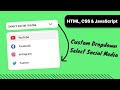 Custom Select Menu Dropdown | HTML, CSS & JavaScript | IT Programmer