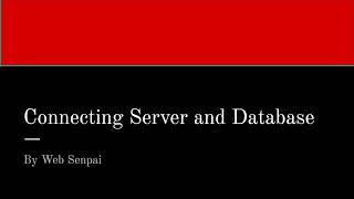 #3 Learn Sequelize - Database Connection With Nodejs Server