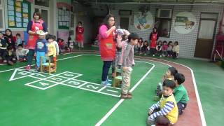 貞德幼兒園恩典大班 晨操遊戲 恐龍爬爬樂