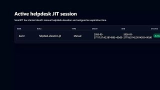 SmartPT JIT Access: Helpdesk Elevation with Temporary it-admin Access