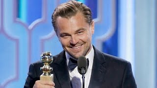 Leonardo DiCaprio Wins Best Actor At 2016 Golden Globes For The Revenant