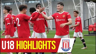 U18 Highlights | Manchester United 4-2 Stoke City | The Academy