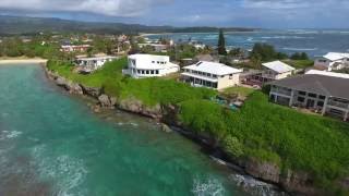 Aerial Tour of Laie on Oahu's North Shore