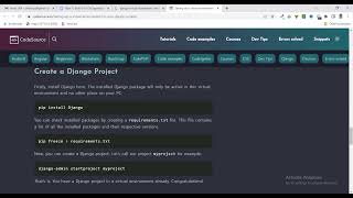 Set up a virtual environment for Django Project | Install Virtualenv