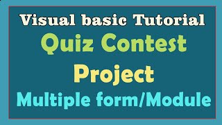Visual Basic 6 Project - Quiz Contest Project Visual Basic Code Advance