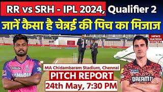 SRH vs RR IPL 2024 Qualifier 2 Pitch Report: MA Chidambaram Stadium Pitch Report| Chennai Pitch