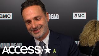 Andrew Lincoln's 'Walking Dead' Exit Dinner Ended Up With Him Being Thrown Into A Swimming Pool!