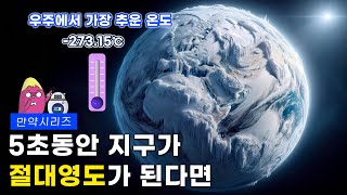 🍠 만약 5초 동안 지구가 절대영도가 된다면 무슨 일이 일어날까? (feat. 죽)