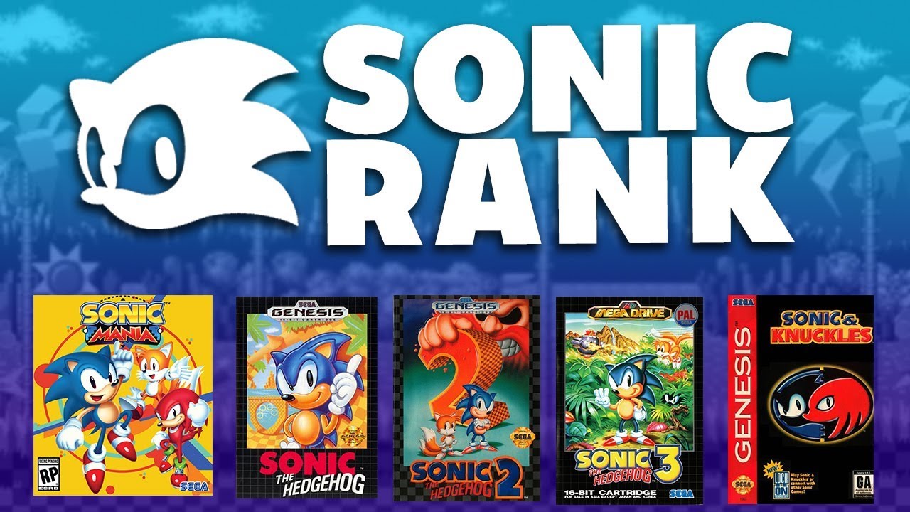 SONIC RANK: Is Sonic Mania The Best 2D Sonic Game? - YouTube