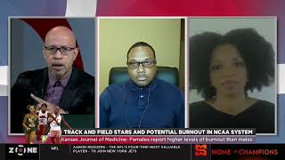 Track and field stars and potential burnout in NCAA system, Obadele & Danielle join Zone to discuss