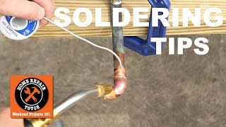 Soldering Copper Pipe (Quick Tips) -- by Home Repair Tutor