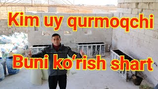 Kim uy qurmoqchi buni ko‘rish shart penablokdan uy quyish jarayoni, 943393436,