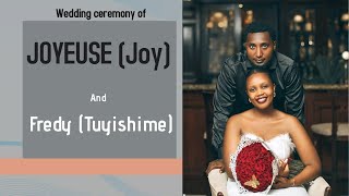 🔴LIVE: WEDDING CEREMONY OF #Joyeuse UWASE  and #Fredy RWAMIGABO