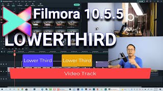 How to Add Video Explanation in Filmora X - Adding Lower Third in Filmora Tutorial For Beginners