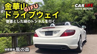 〈岐阜〉金華山ドライブウェイを走る！〈DRIVING TOUR〉Drive Kinkazan driveway  《秘密基地 風の森》