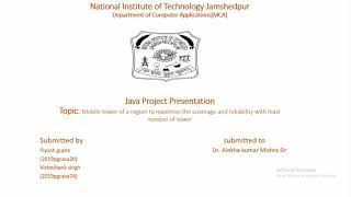 Mobile tower prediction using machine learning with java