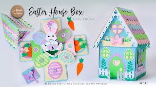 SVG PROJECT EASTER HOUSE Box Assembly tutorial | LPP | N21