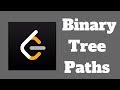 LeetCode DFS: Binary Tree Paths