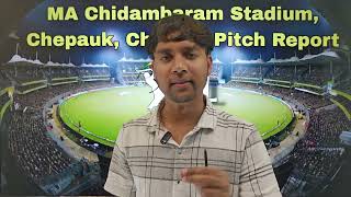 IPL 2024 CSK vs RCB Dream11 - Ma Chidambaram Stadium Chepauk Chennai Pitch Report | Live
