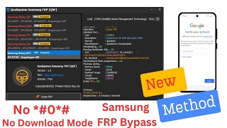 Finally No *#0*# New Tool 2025 All Samsung FRP Bypass Android 13-14