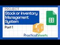 Create a STOCK Management System in Google Sheets - 📊