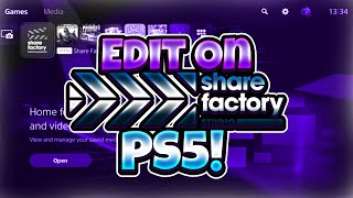 How To Edit Your Video Clips On PS5! #Shorts #PS5 #SharefactoryStudio