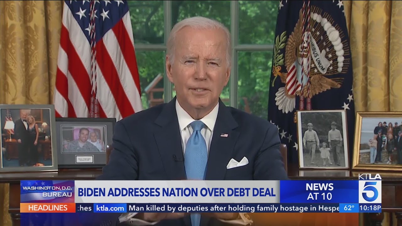 Biden Addresses Bipartisan Debt Ceiling Deal - YouTube