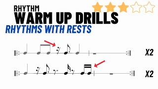 Rhythms With Rests - Warm Up Drills 🎶🎸