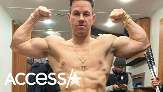 Mark Wahlberg Flexes His Bulging Muscles In Shirtless Photo After 6-Month Body Transformation