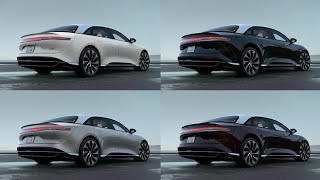 LUCID AIR COLORS (and Interiors) - Detailed Comparison