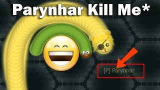Wormate.io © Fake [P] Parynhar vs Real [P] Parynhar In Wormateio - Wormate IO Hack World Record ✓