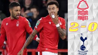 Nottingham Forest 2-0 Tottenham Full Match / Carabao Cup 2022-2023 Last 32 / English Commentary