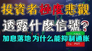 美股 投资者过度悲观，透露出什么信号? 加息落地，为什么加息能抑制通胀？SPY QQQ TSLA