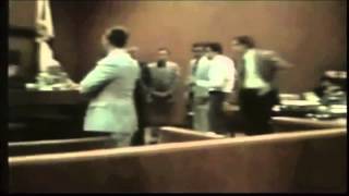 Rare courtroom footage of Ted Bundy losing his temper.