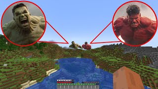I Found HULK und REDHULK in Minecraft.1