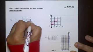 PW3 Notes - Step Functions and Word Problems