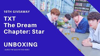 10th Giveaway Album Unboxing TXT Tomorrow X Together The Dream Chapter: Star