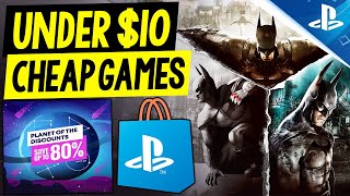 AMAZING PSN Game Deals UNDER $10! PSN Planet of the Discounts Sale 2024 CHEAP PS4/PS5 Games to Buy!