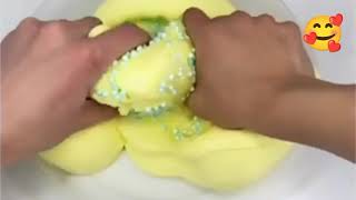 Relax with slime and play with royal dough and golden slime sound - ASMR