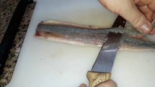 Zargana Balığı Kılçığı Çıkarma İşlemi Zargana Balığı Fileto Temizleme how to fillet a garfish