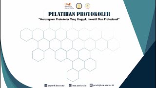 Pelatihan Keprotokoleran BSA UAD