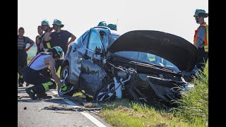 HOFBIEBER: Unfall zwischen Traisbach und Allmus- mehrere Verletzte